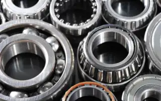 Machine bearings lubricated